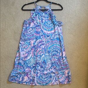 Lilly Pulitzer Ruffle Halter Sleeveless Dress